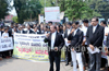 Bar Association holds Jatha demanding HC circuit bench in Mangaluru